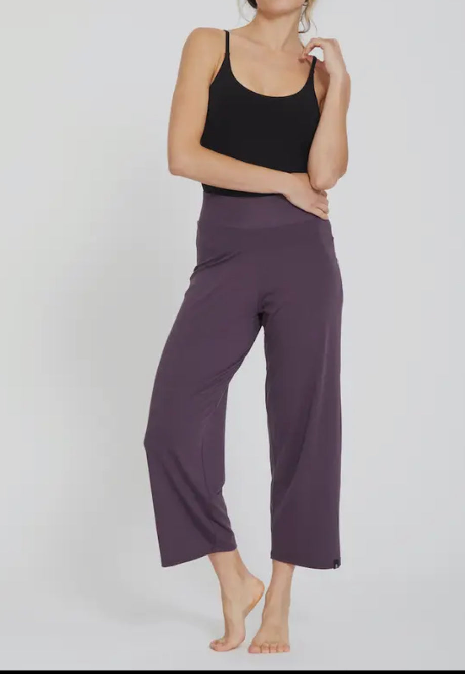 Pantalone da yoga in Lyocell e cotone