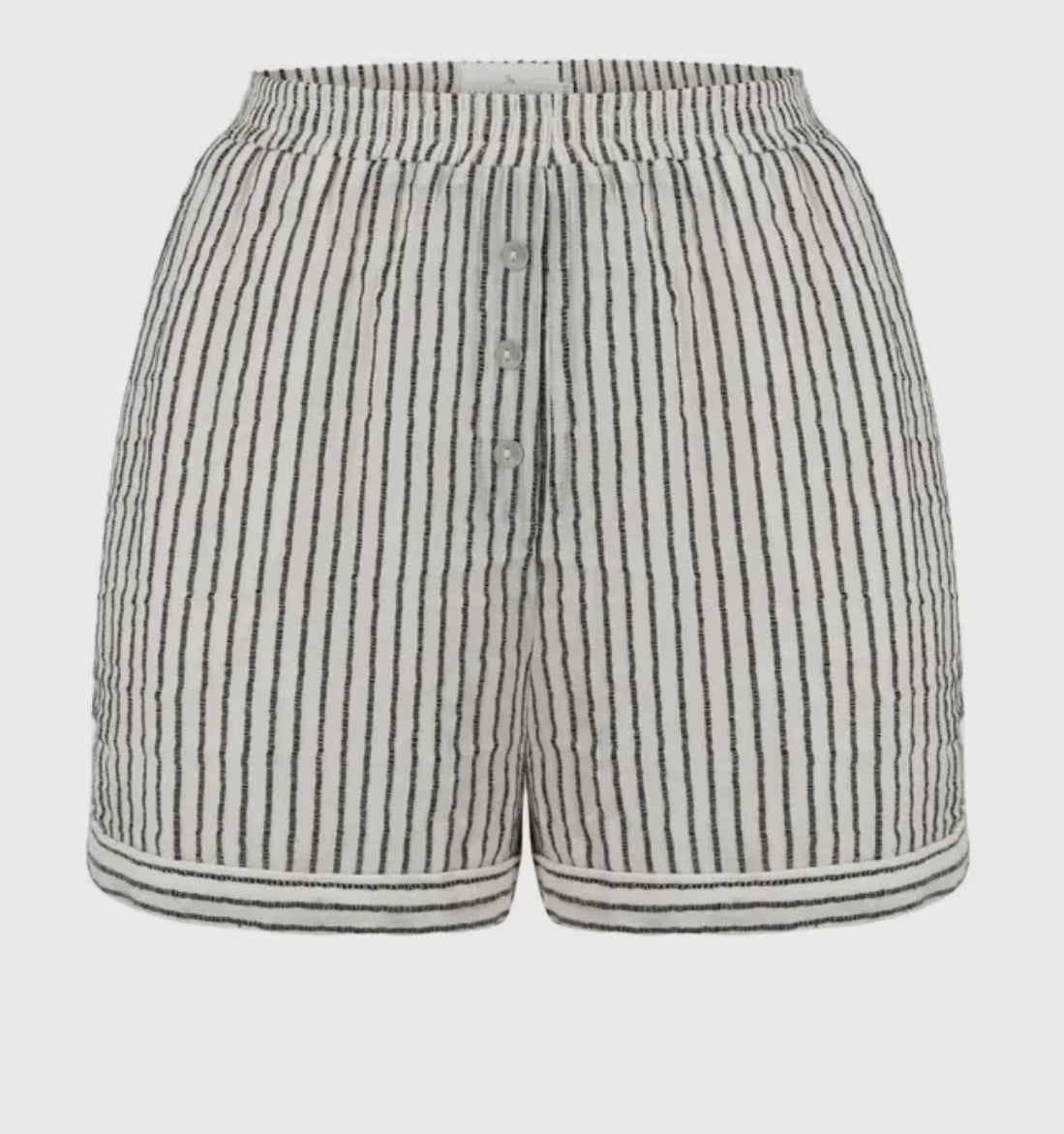 Shorts in cotone turco a righe