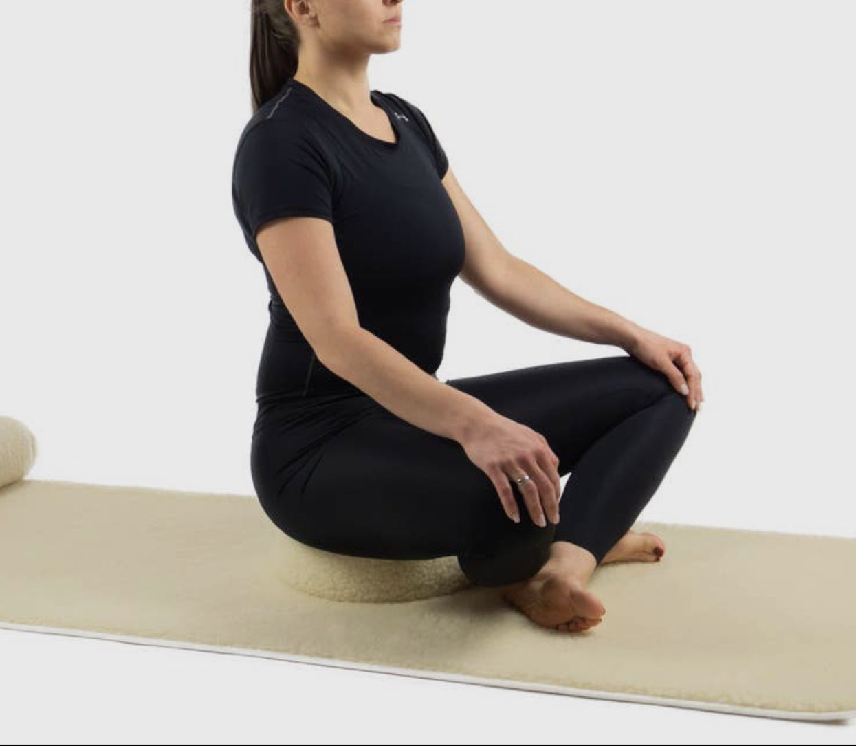Cuscino da meditazione in lana merino.