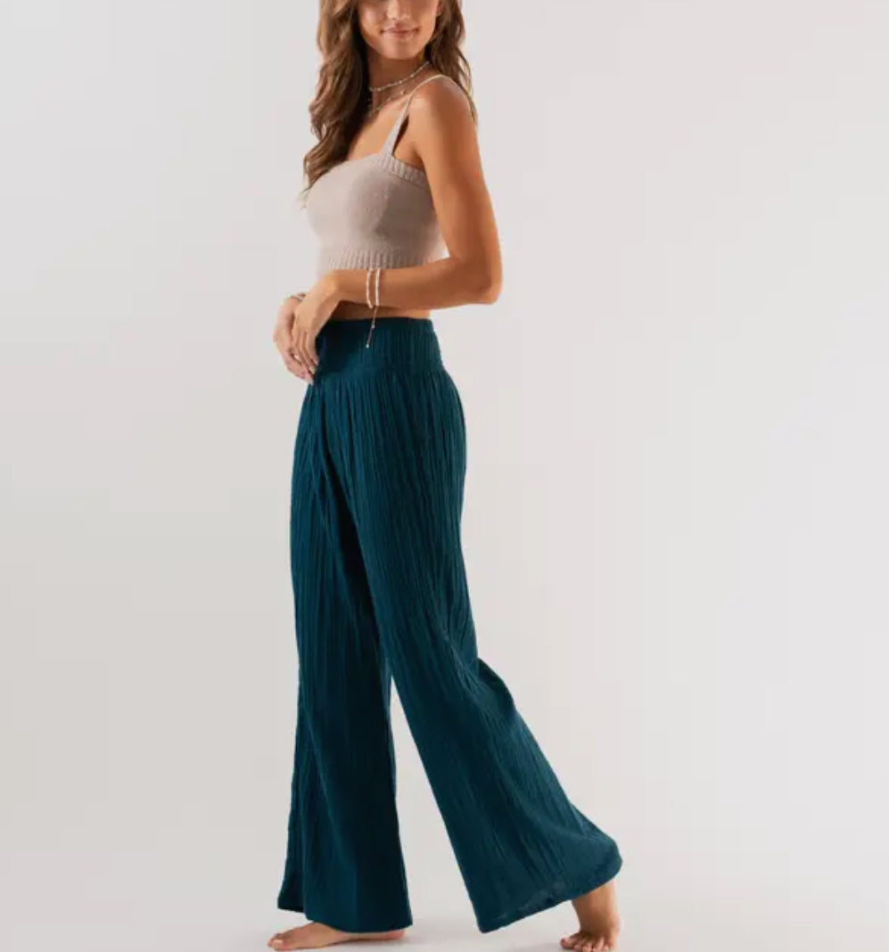 Pantaloni larghi in cotone. ( + colori)