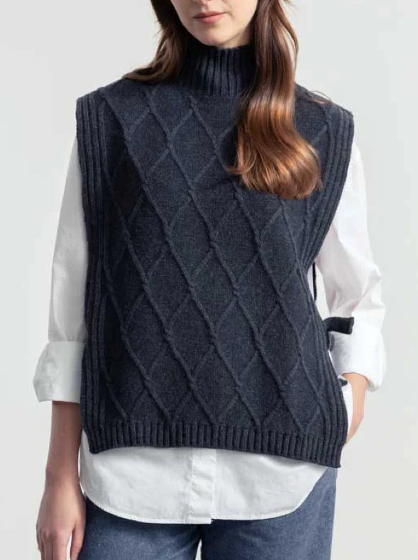 Gilet in lana rigenerata RIFÒ