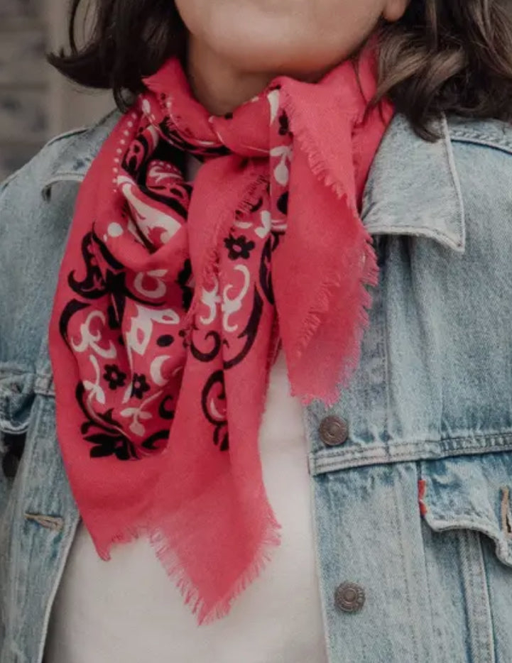 Foulard bandana in lana cashmere ( + colori)