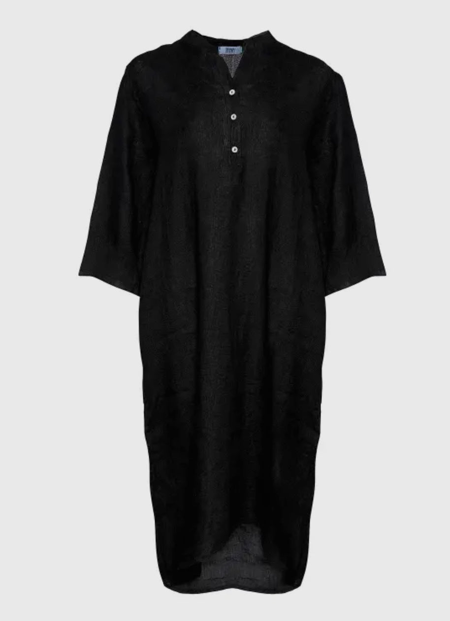 Abito camicia in lino