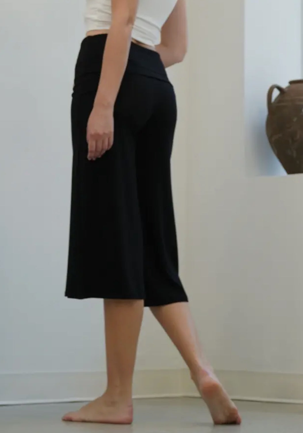 Pantaloni 3/4 bambù