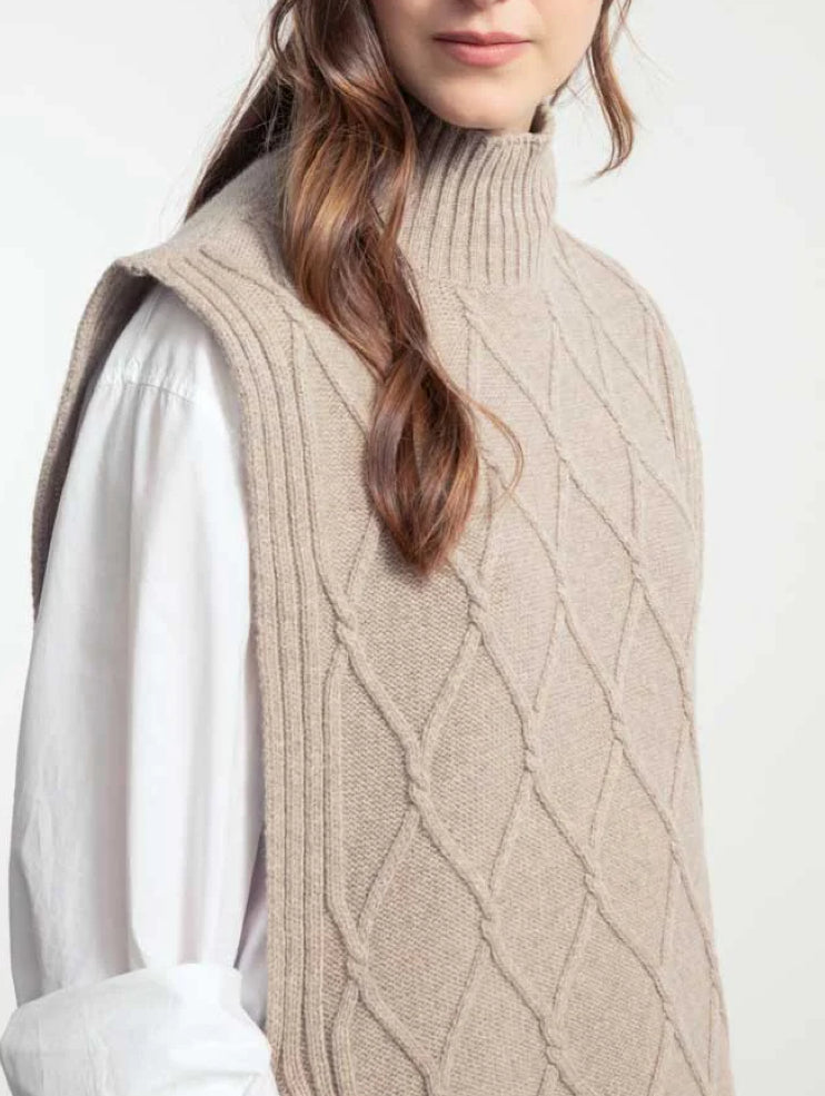 Gilet in lana rigenerata RIFÒ