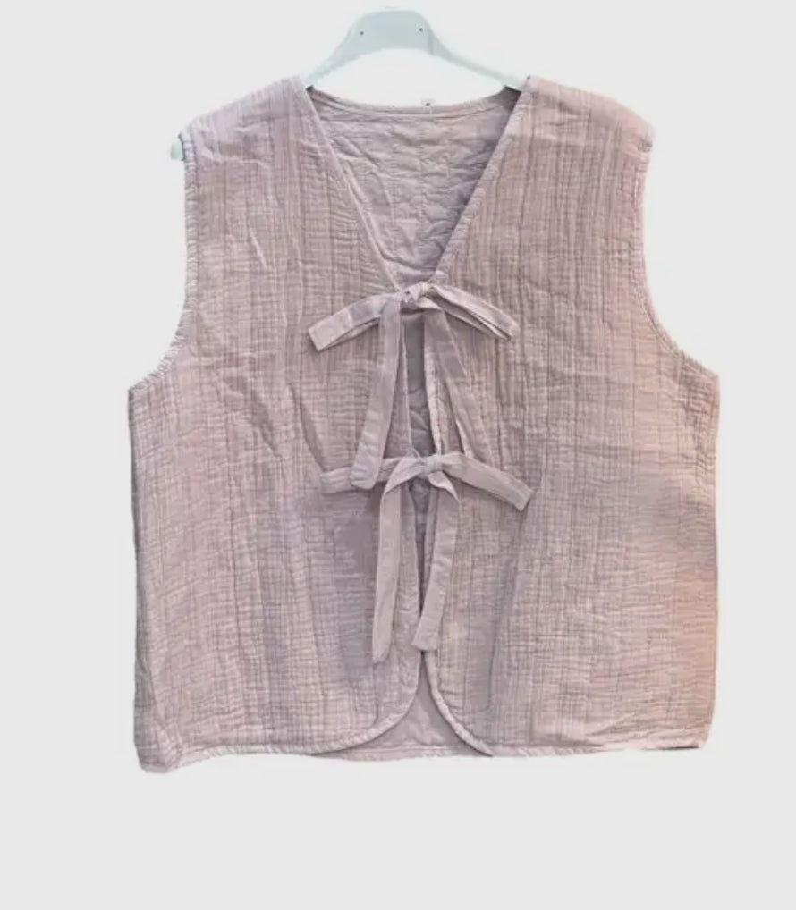 Gilet in garza di cotone ( + colori)