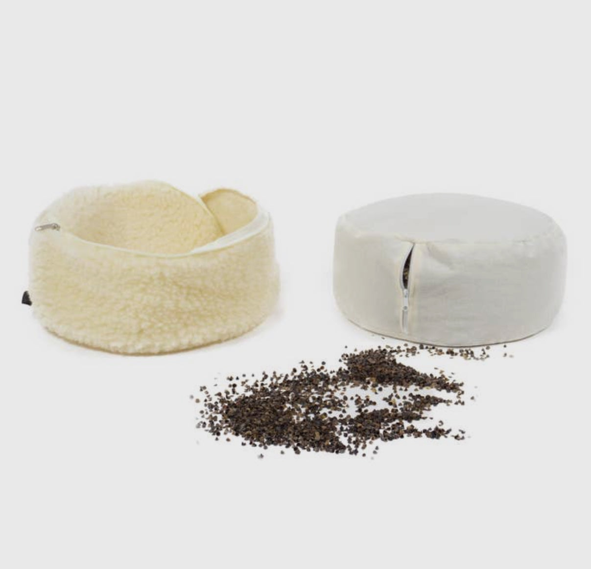 Cuscino da meditazione in lana merino.