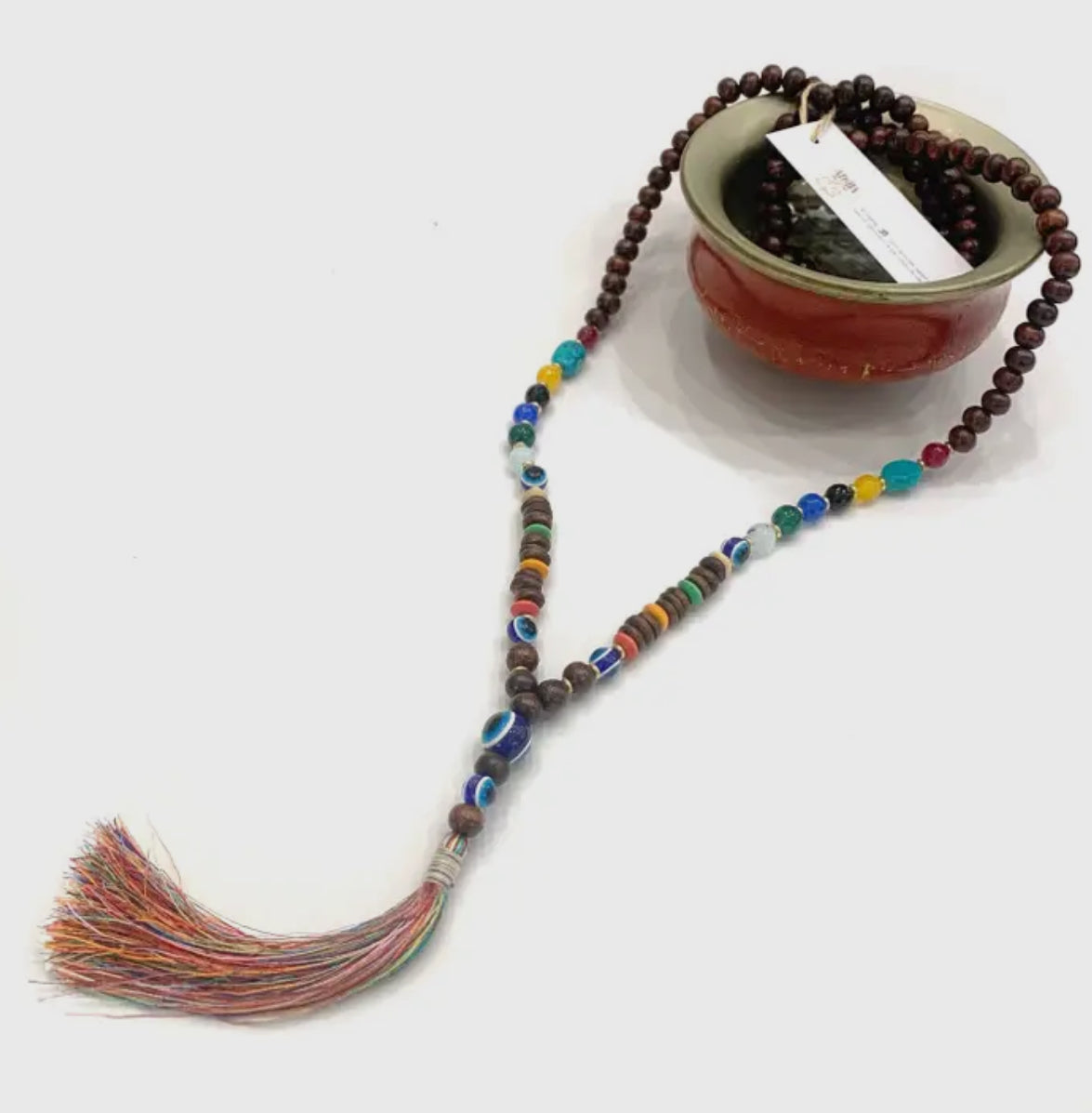 Japamala tibetano 3 occhi