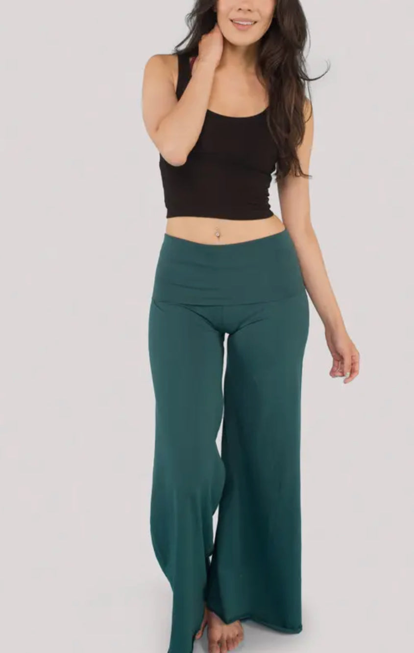 Pantaloni palazzo in cotone biologico (3 colori)