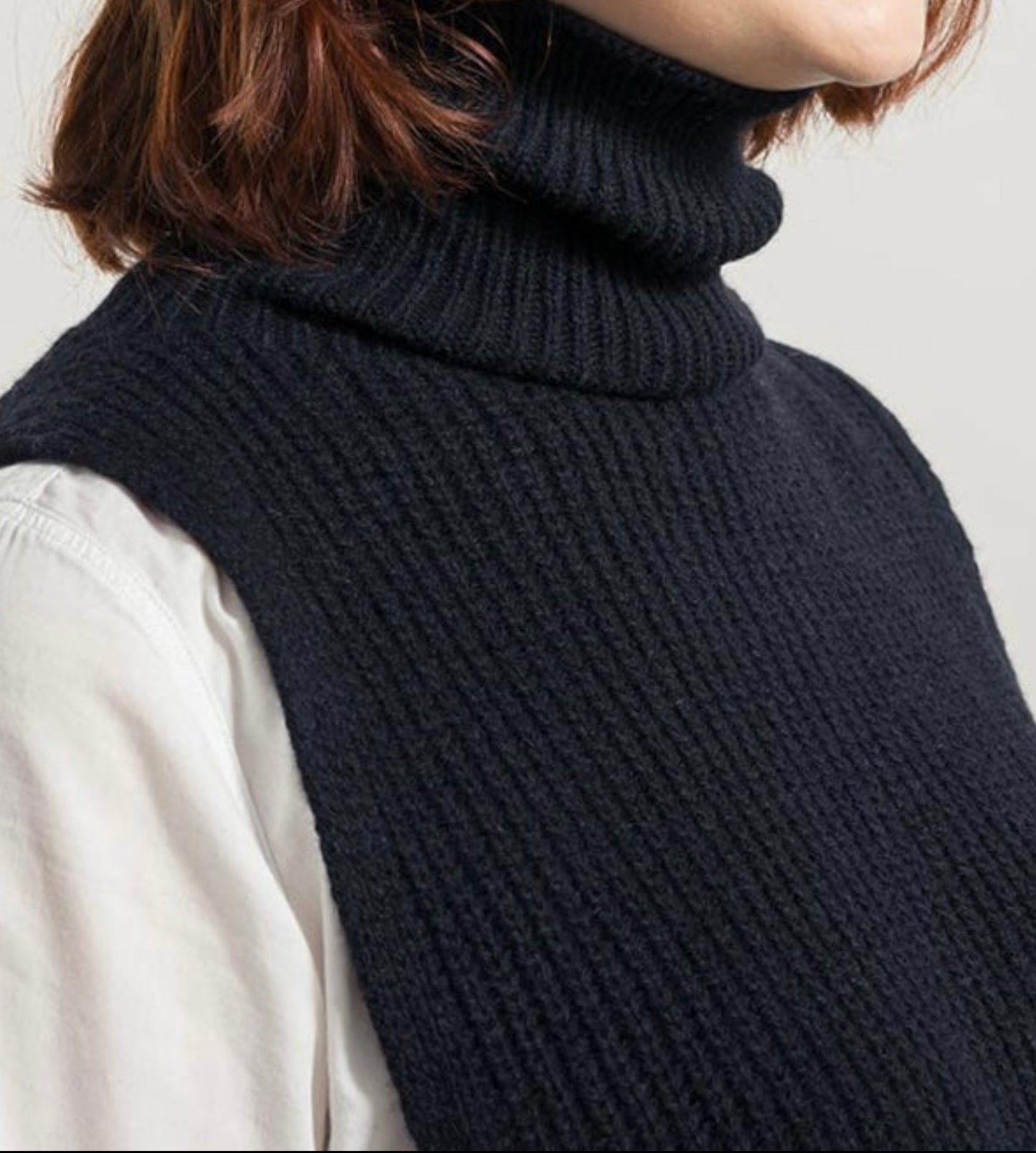 Pettorina cashmere rigenerato RIFÒ ( + colori)