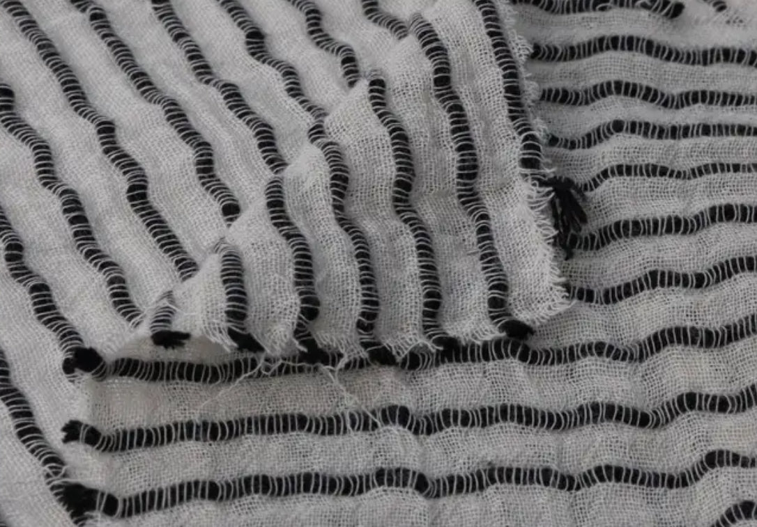 Completo a righe in cotone turco