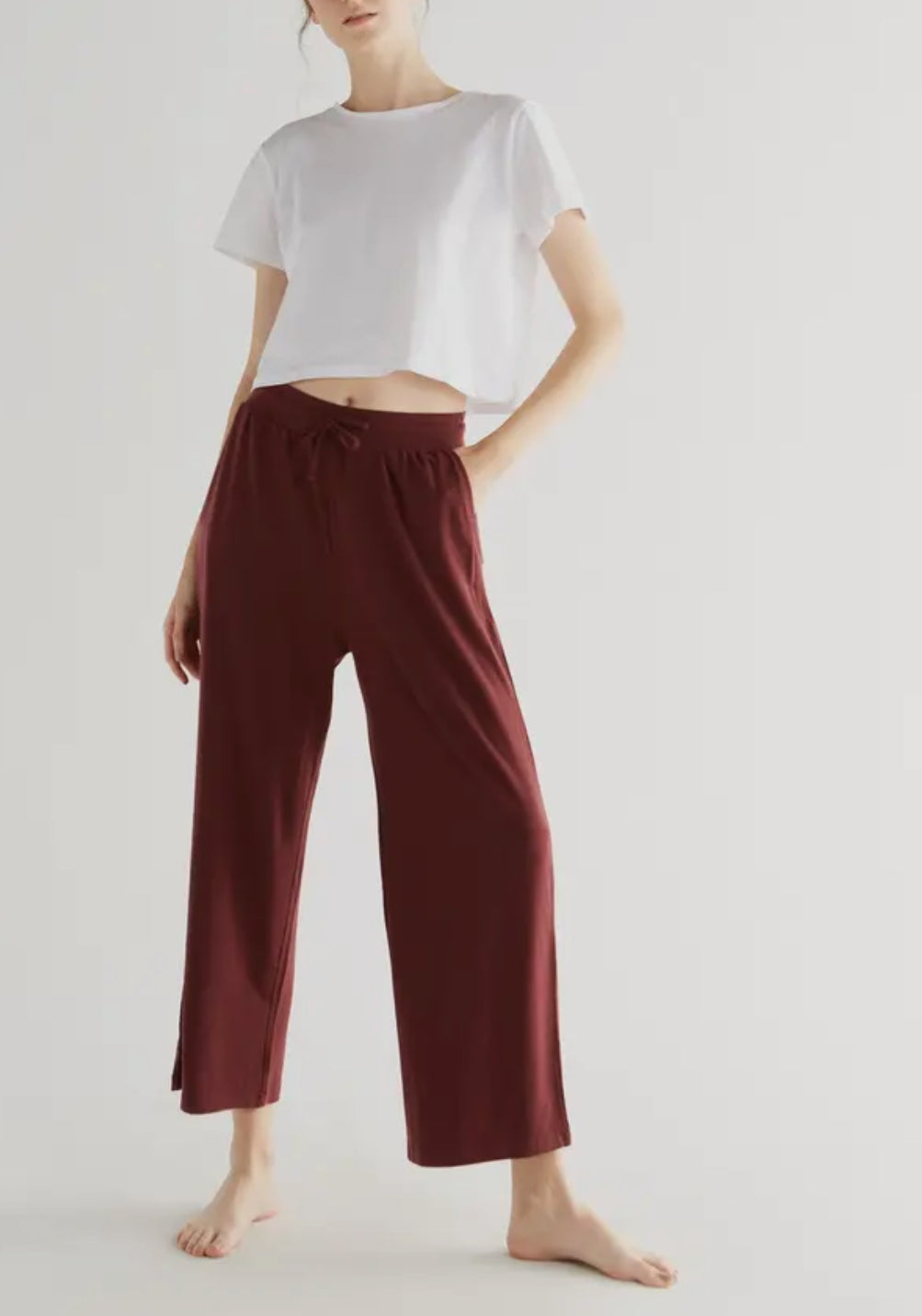 Pantalone largo in Tencel