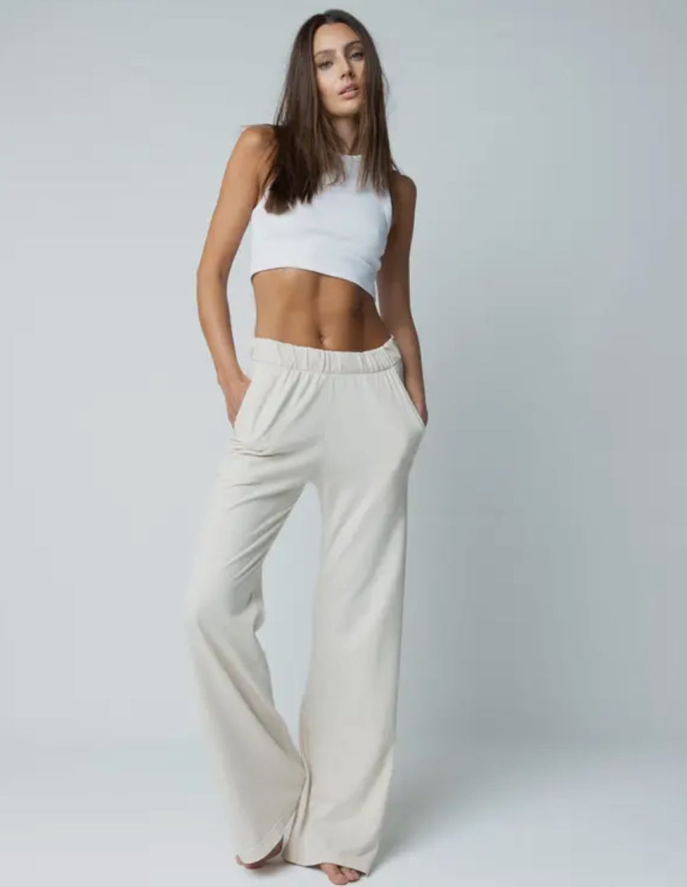 Pantaloni in cotone con tasche