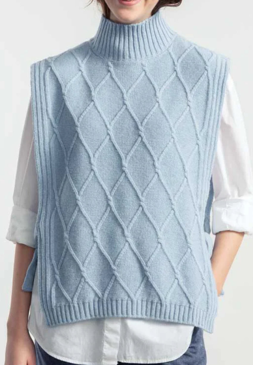 Gilet in lana rigenerata RIFÒ