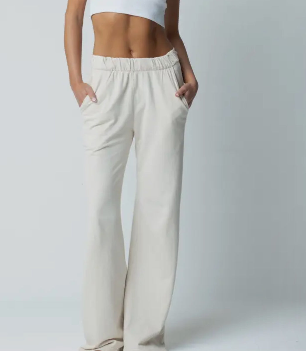 Pantaloni in cotone con tasche