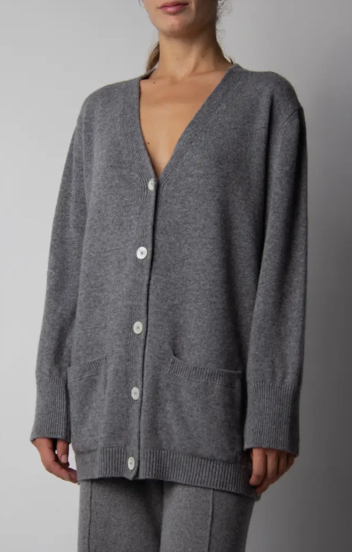 Cardigan over misto cashmere LEMME