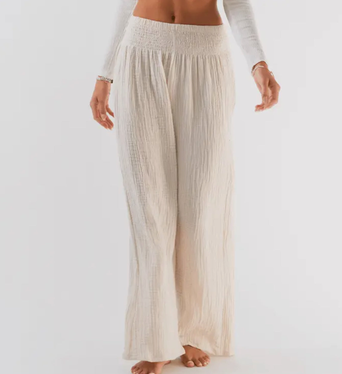 Pantaloni larghi in cotone. ( + colori)