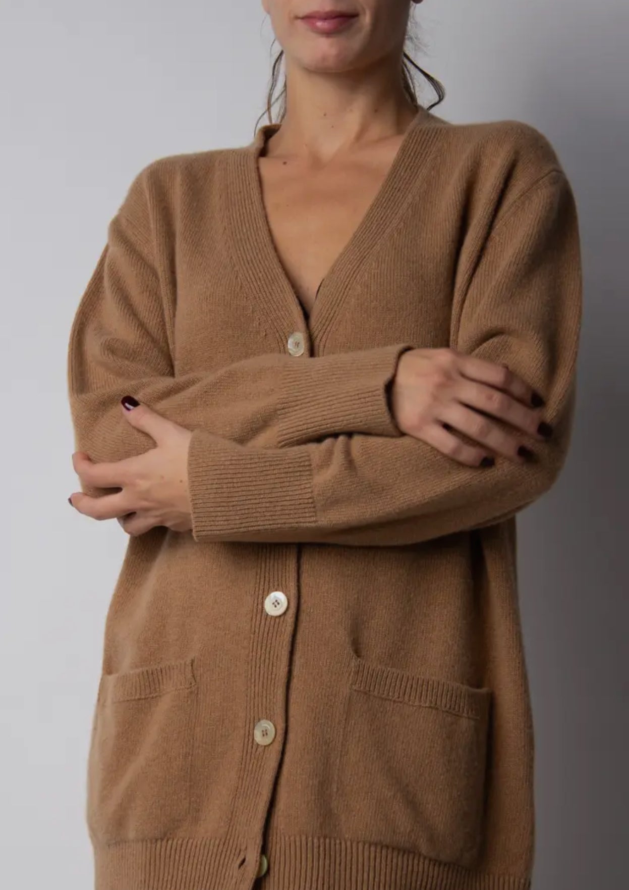 Cardigan over misto cashmere LEMME