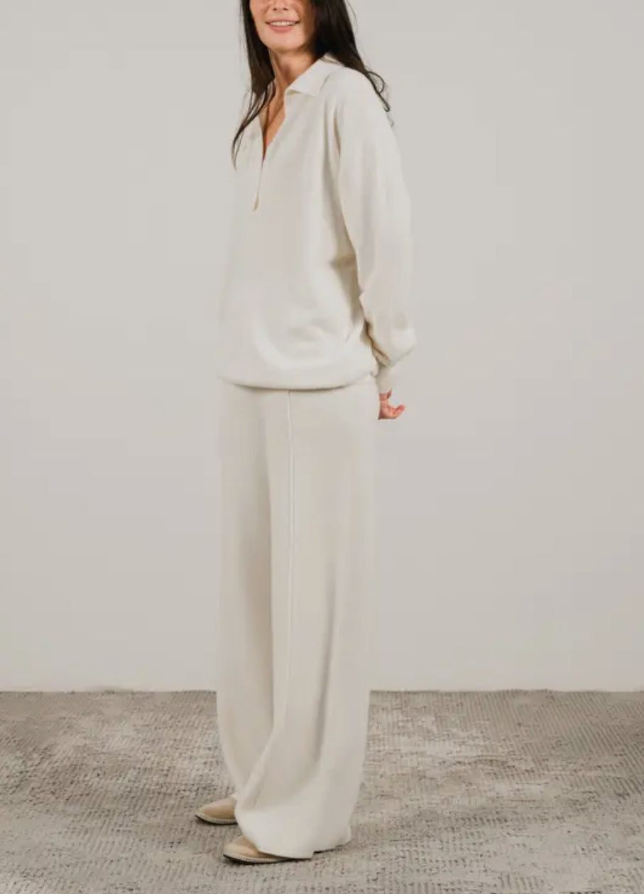 Polo in lana e cashmere