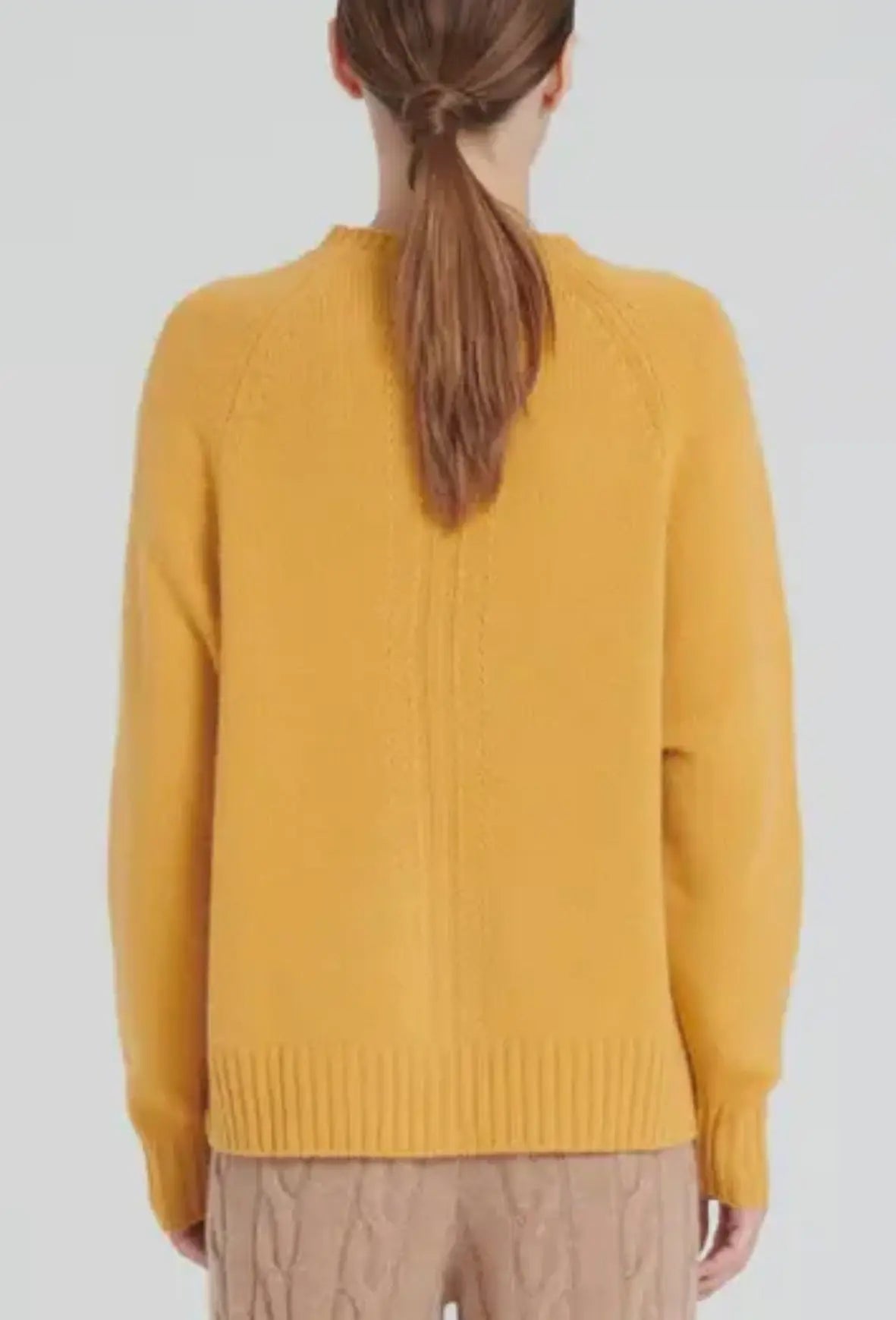 Maglione giallo STUDIO CASHMERE8