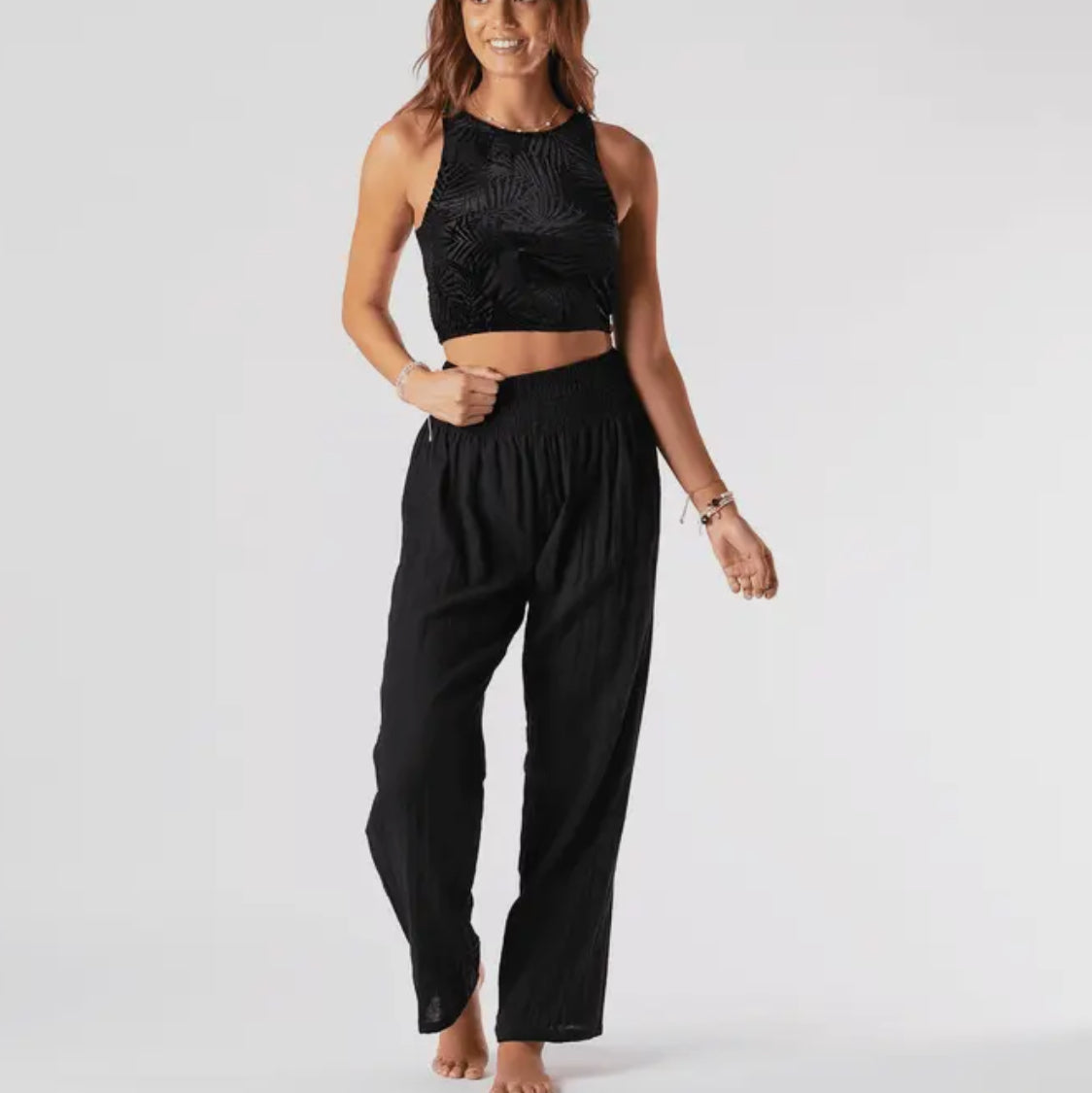 Pantaloni larghi in cotone. ( + colori)