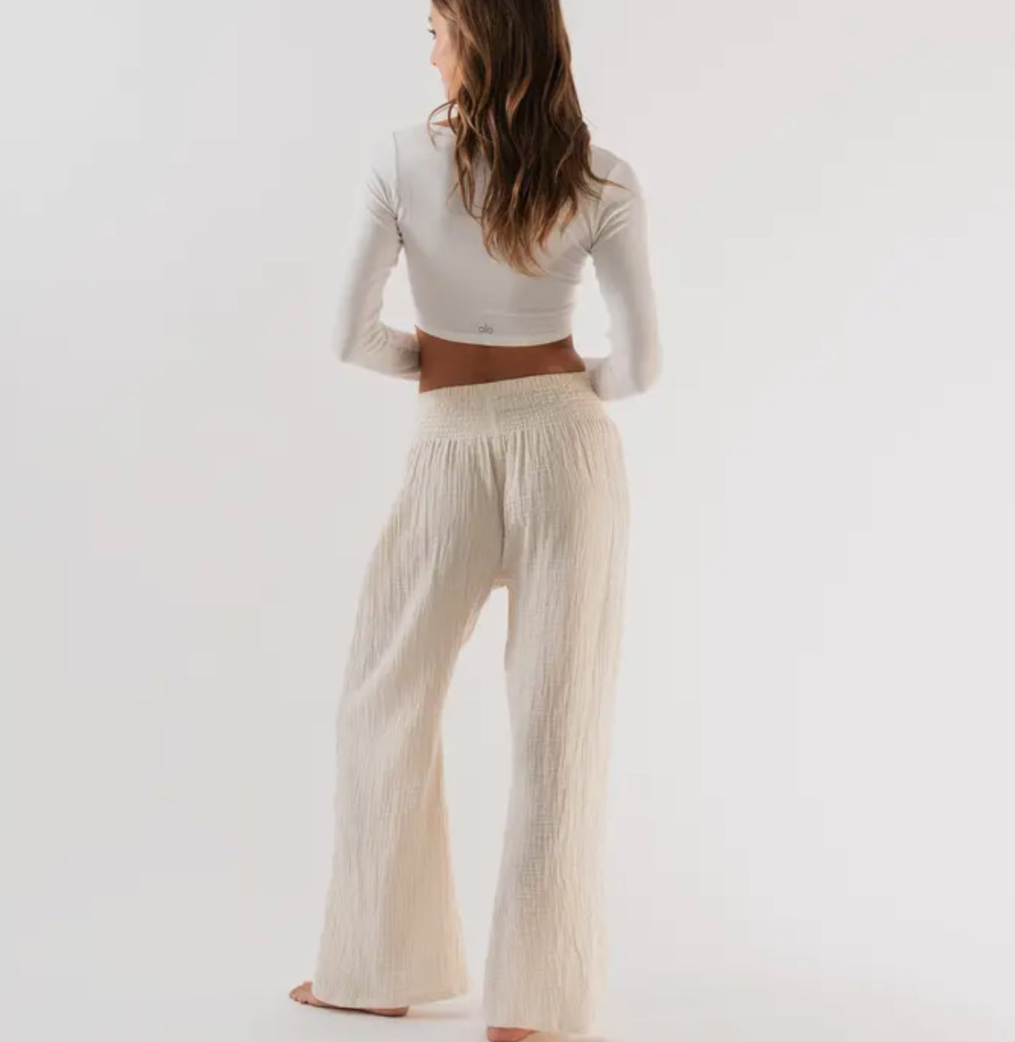 Pantaloni larghi in cotone. ( + colori)