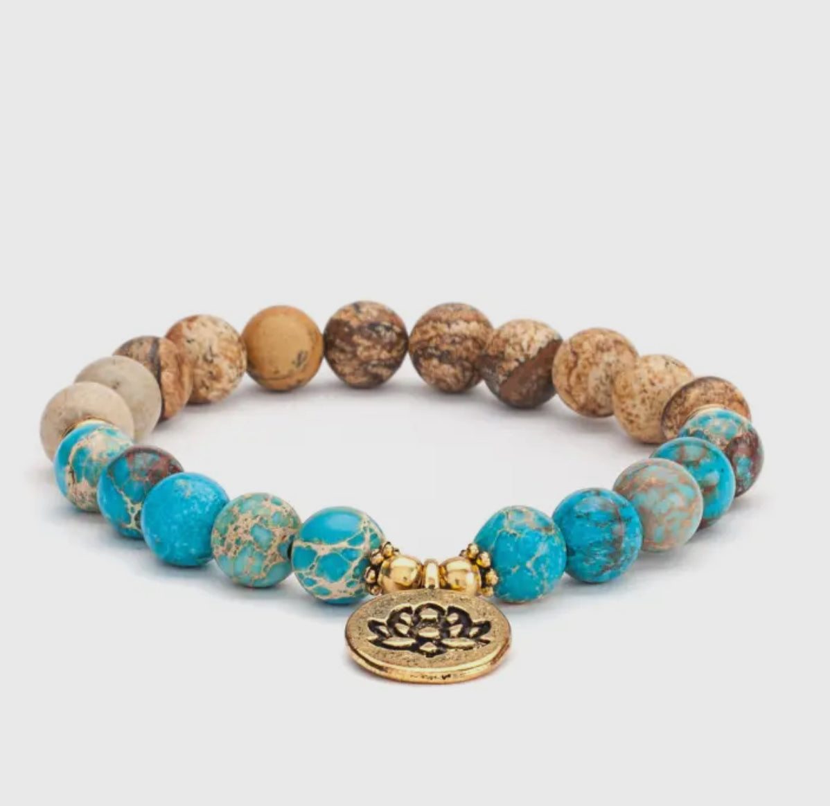 Bracciale mala in pietra dura