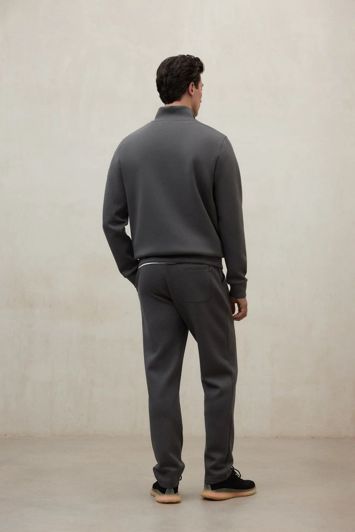 Pantaloni Uomo | Tessuto riciclato ecosostenibile verde/grigio