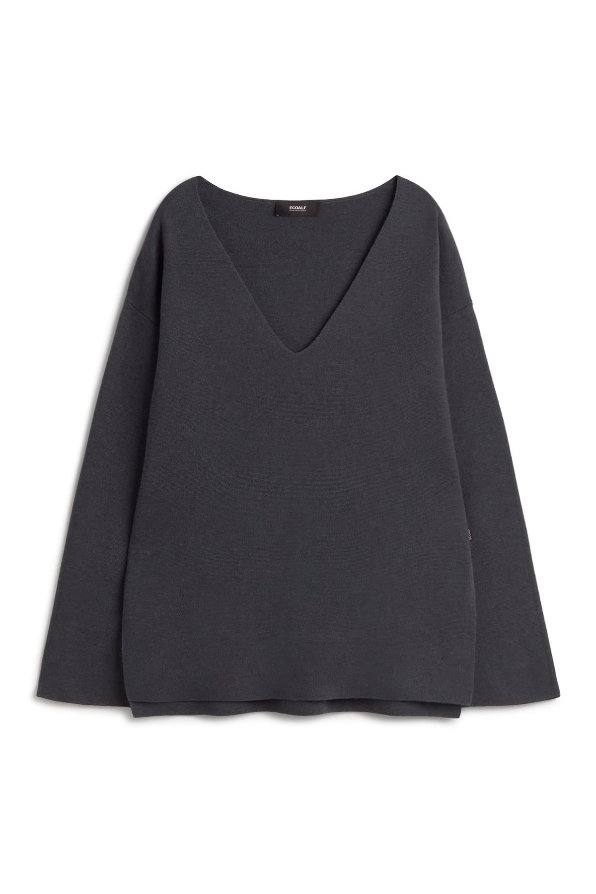 Maglione in lana riciclata e TENCEL™ – Blu