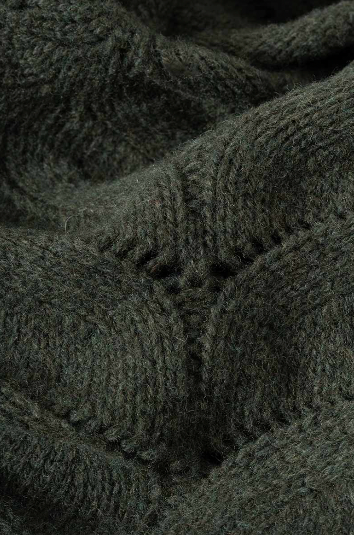 Gilet in lana rigenerata - Verde