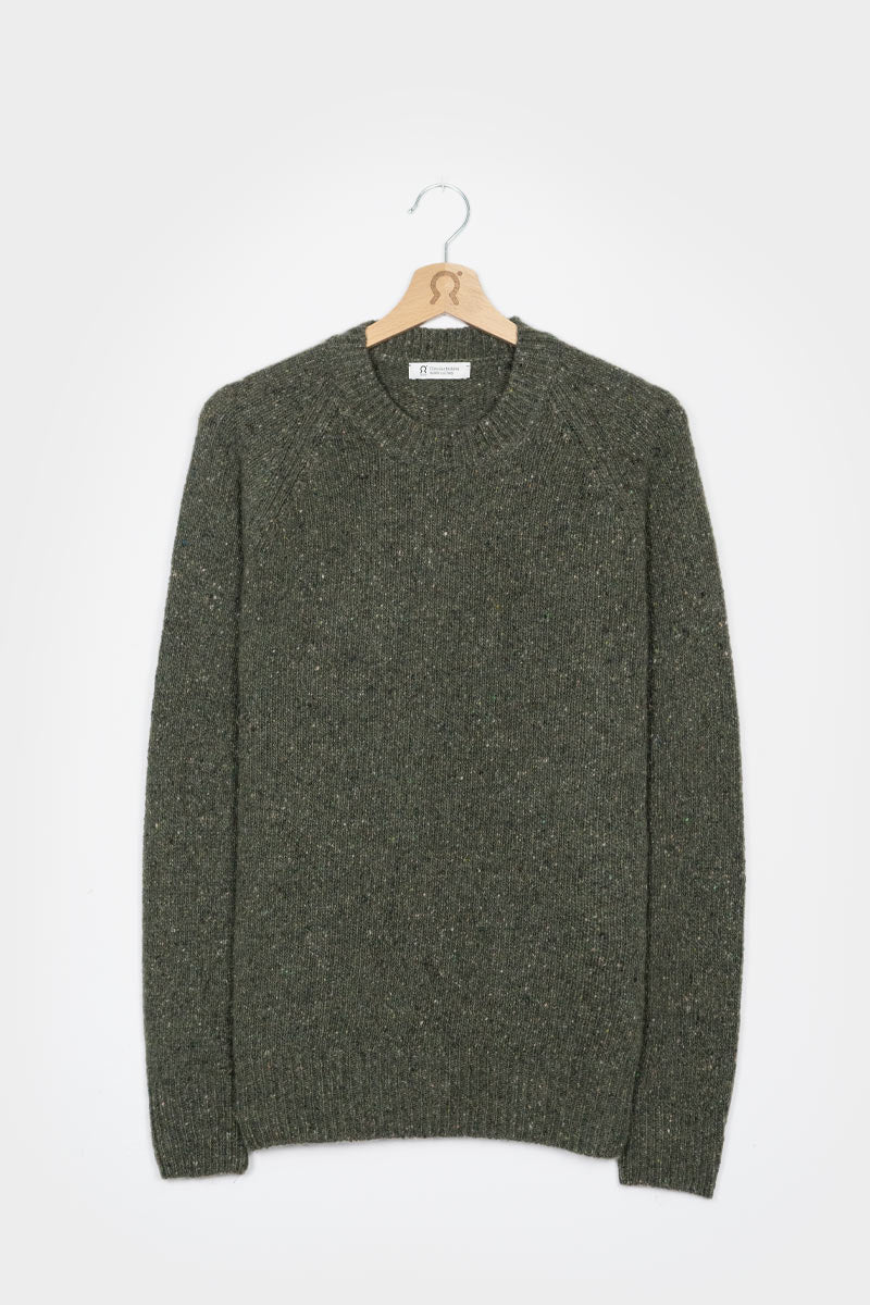 Maglia unisex in cashmere rigenerato – Verde RIFÒ