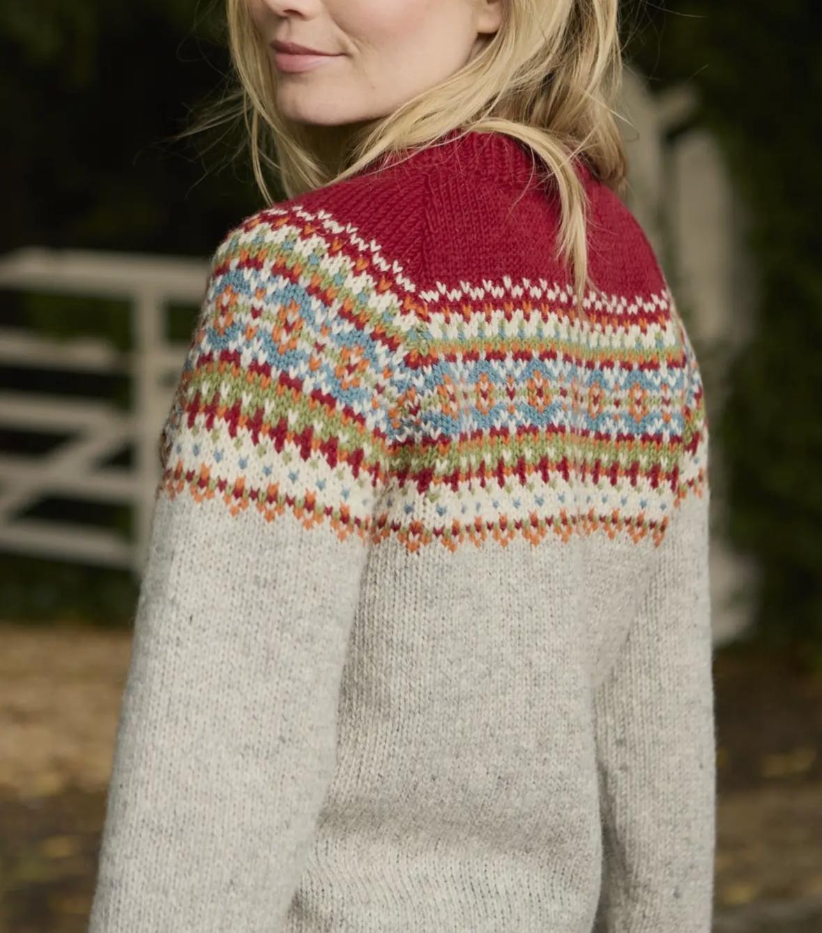 Cardigan in Lana Fair Isle – Fatto a Mano