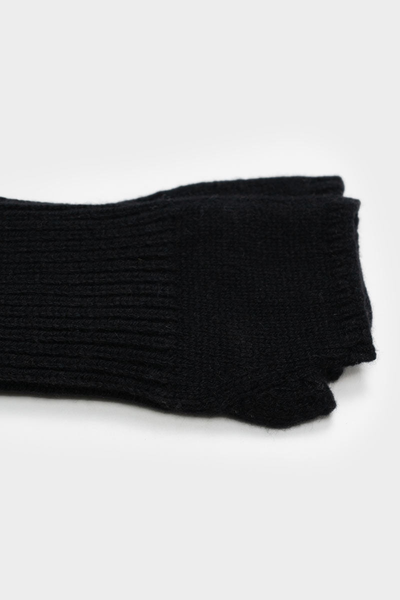 Manicotti in cashmere rigenerato Unisex | Nero RIFÒ