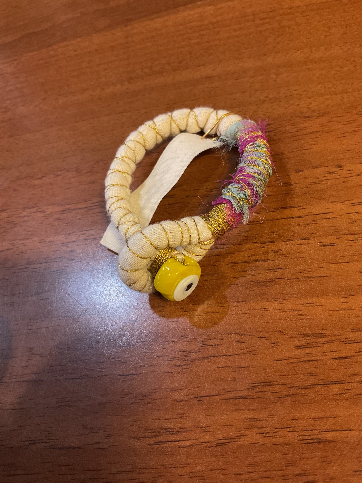 Bracciale EVIL EYE in seta e cotone