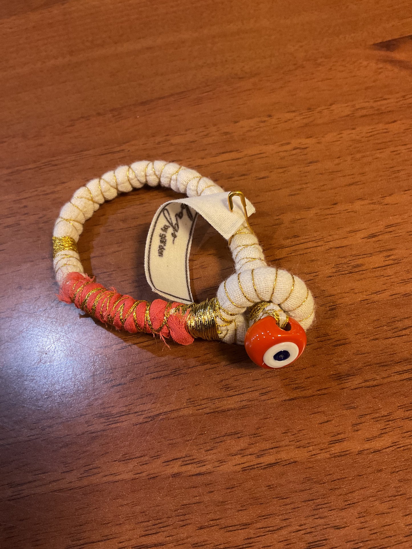 Bracciale EVIL EYE in seta e cotone
