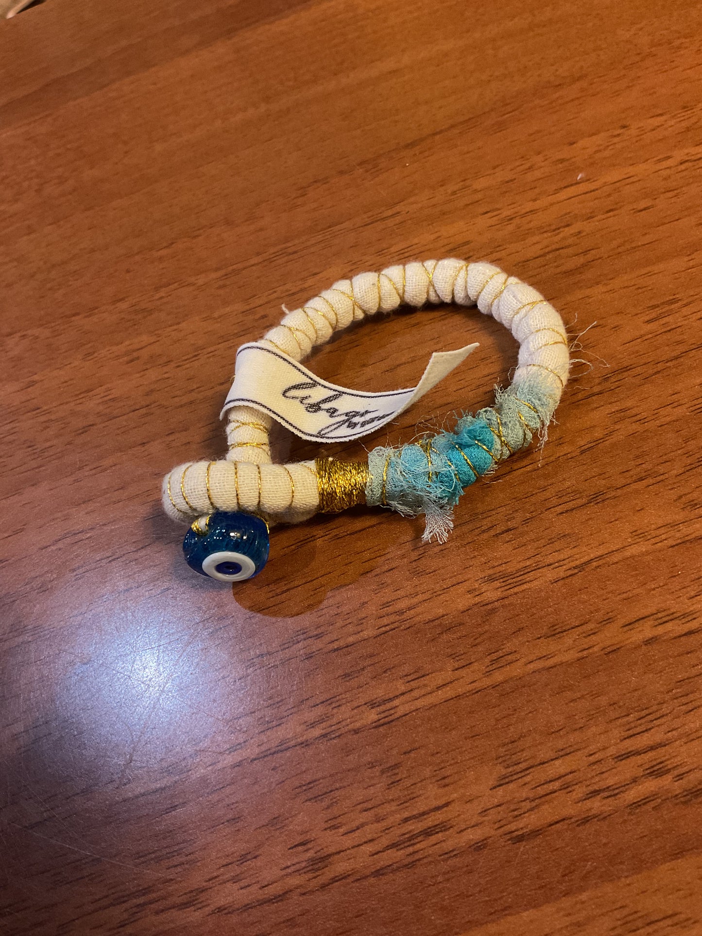 Bracciale EVIL EYE in seta e cotone