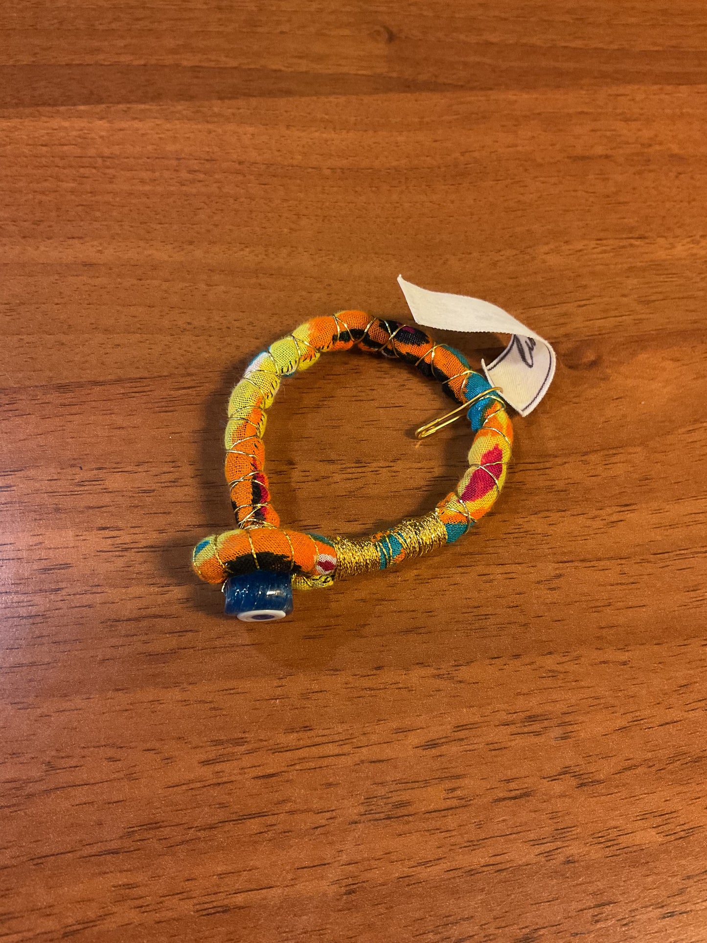 Bracciale EVIL EYE in seta e cotone