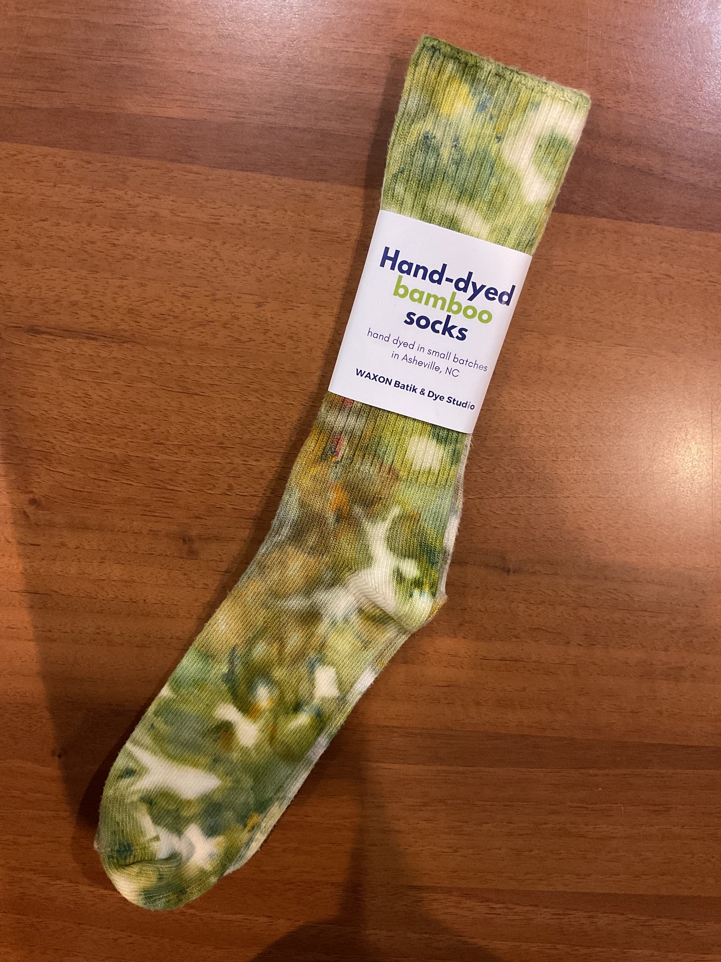 Calze tie dye in Bamboo