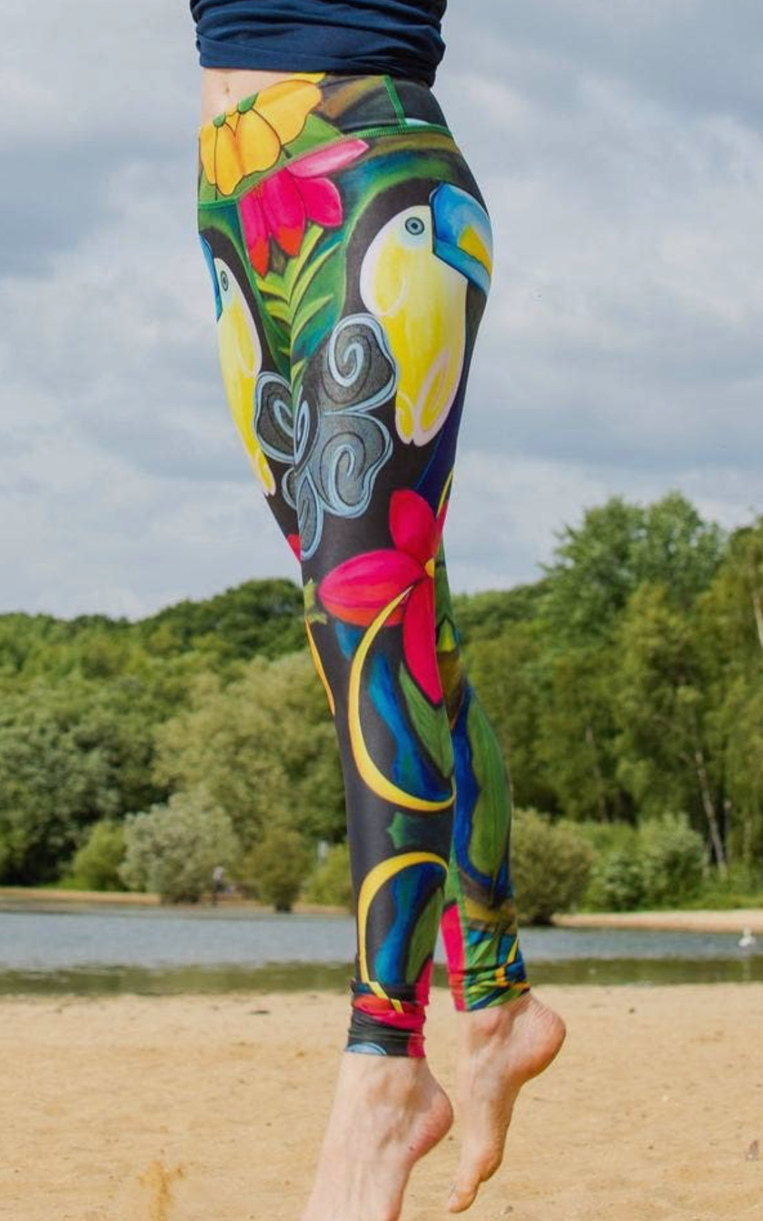 Leggings lycra fantasia XS