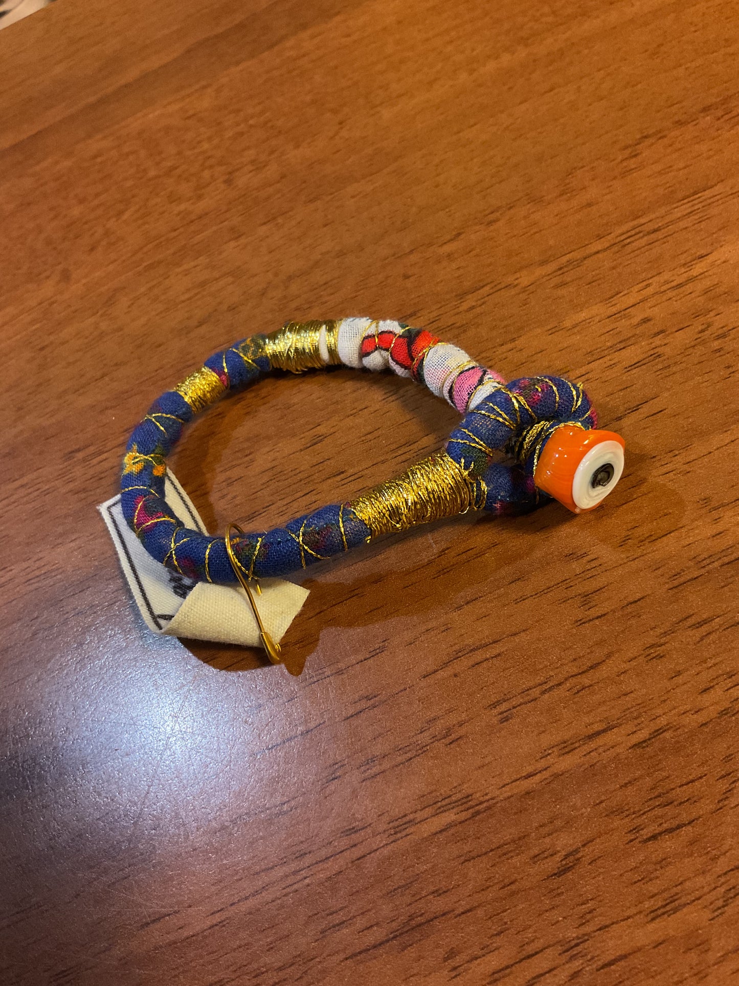 Bracciale EVIL EYE in seta e cotone
