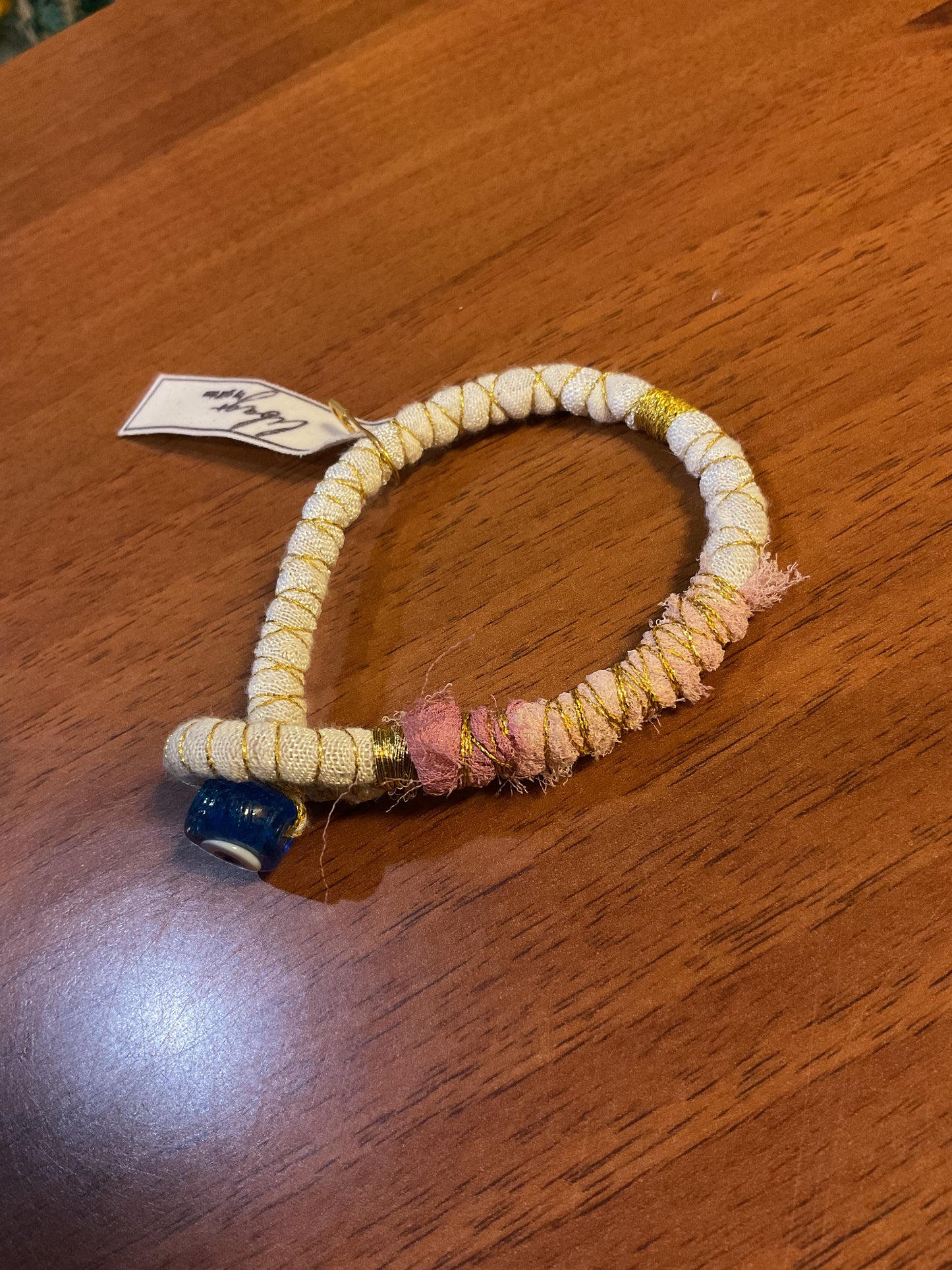 Bracciale EVIL EYE in seta e cotone