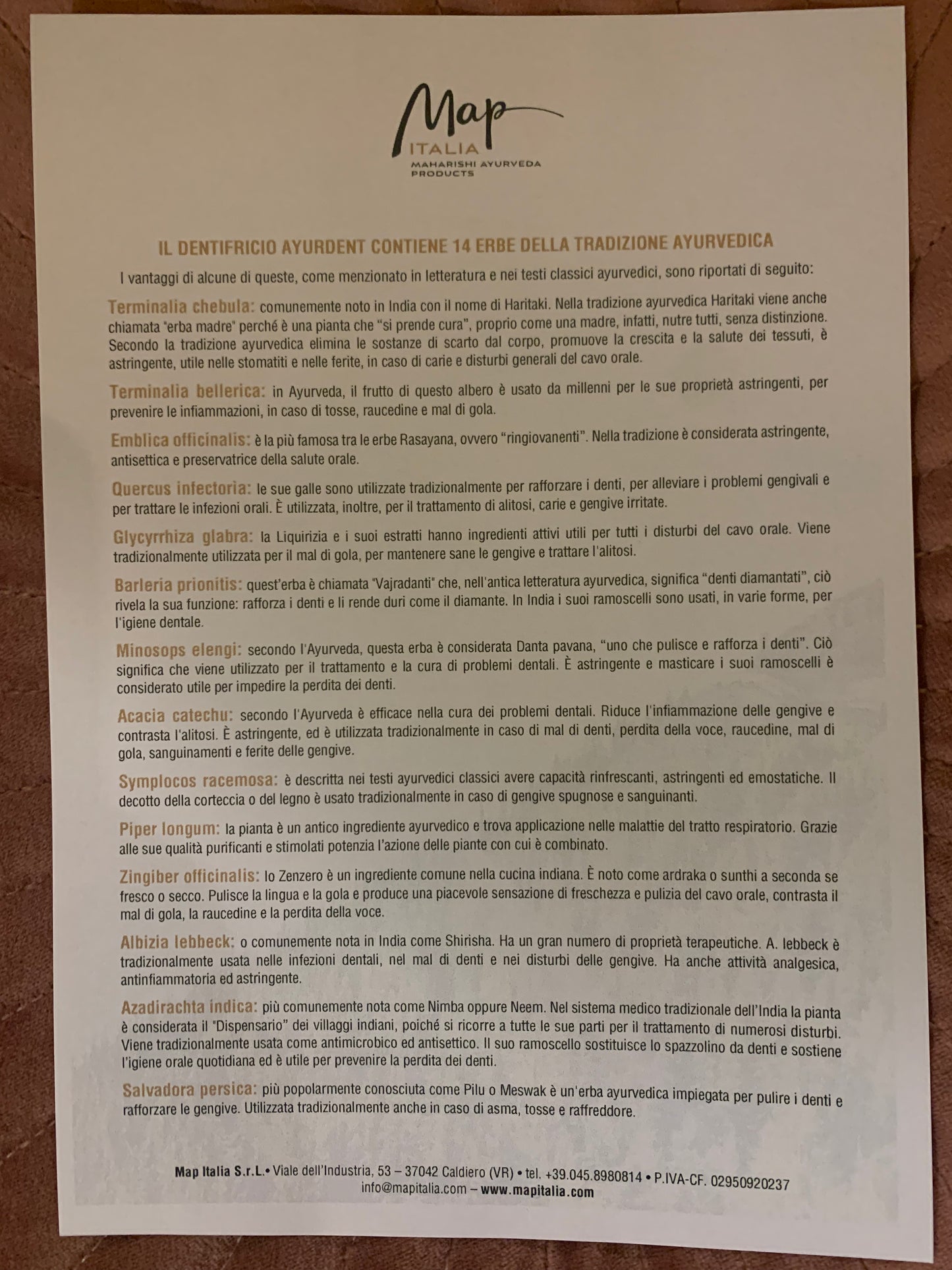 Dentifricio Ayurvedico AYURDENT