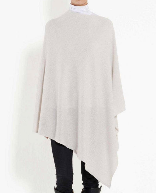 Poncho in puro cashmere