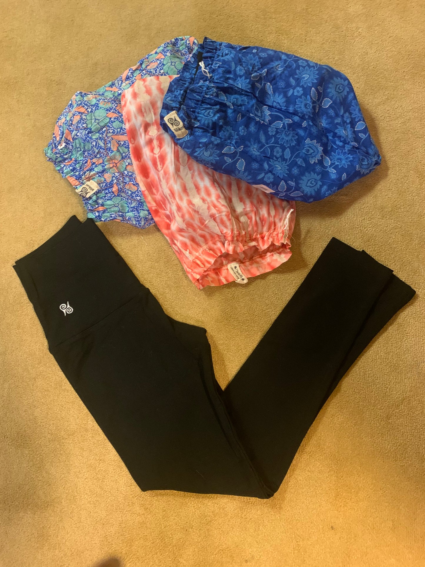Leggings in bambù sostenuto