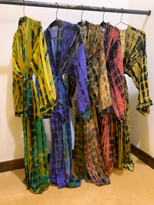 KIMONI in seta Tie-dye
