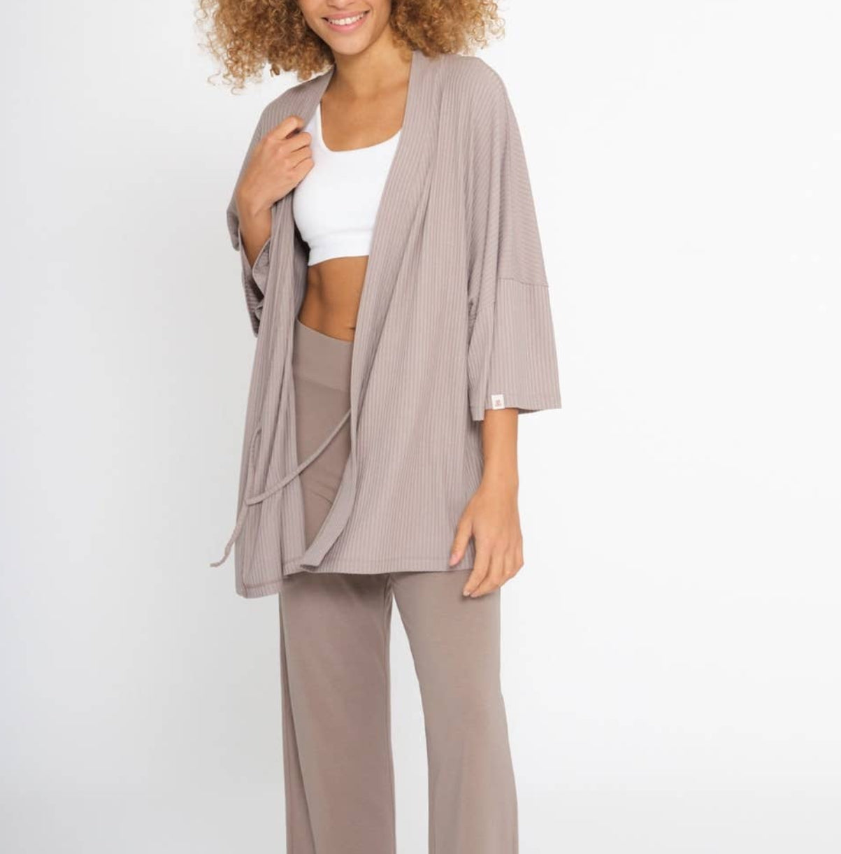 Pantalone da yoga in Lyocell e cotone