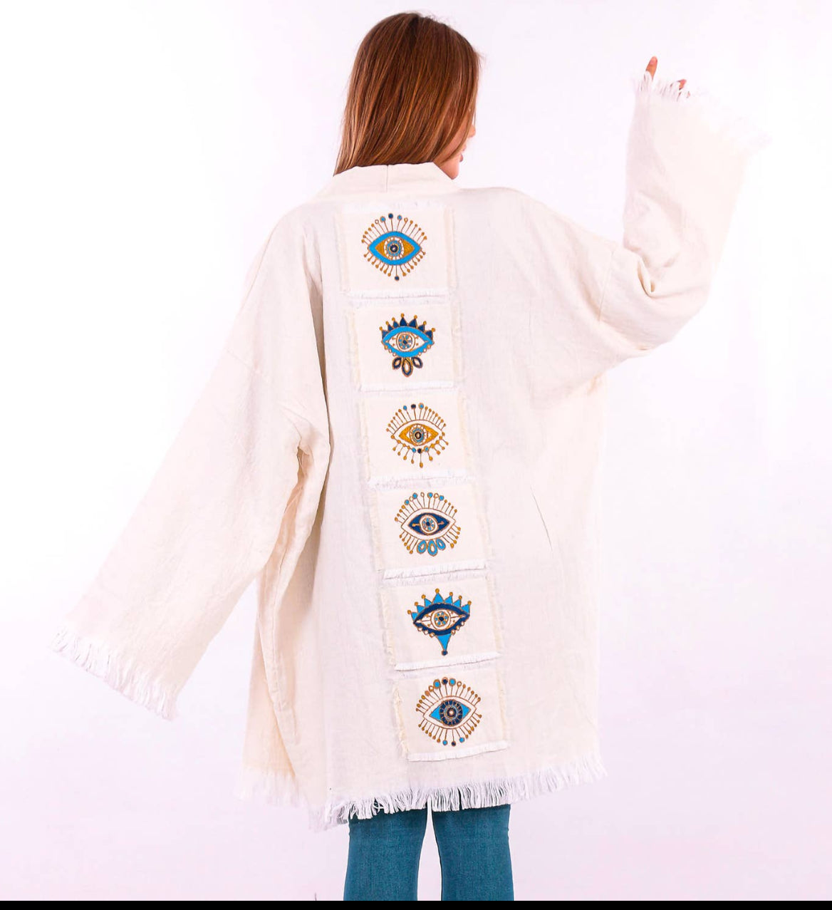 KIMONO 3/4 EVIL EYE