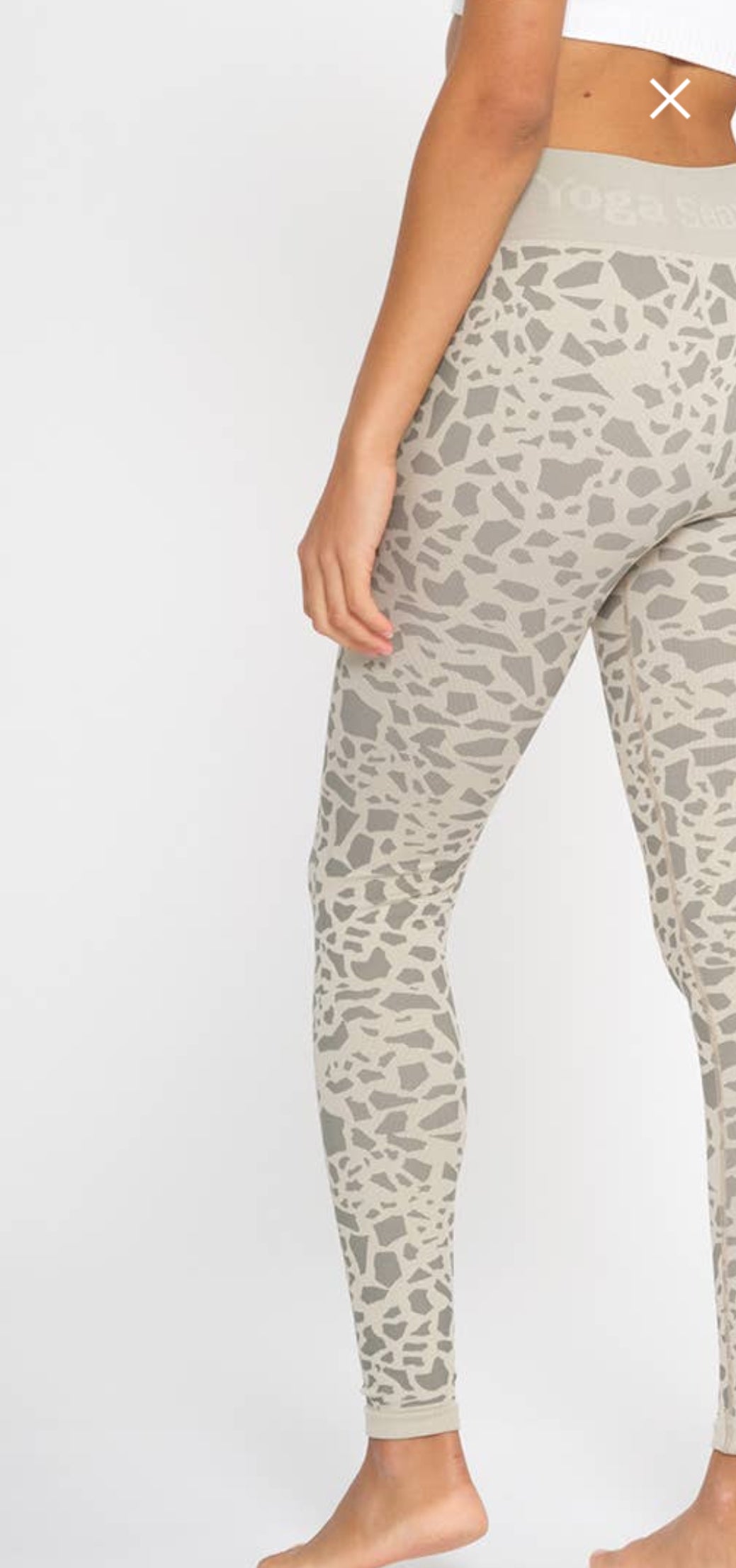 Leggings stampato YOGA SEARCHER