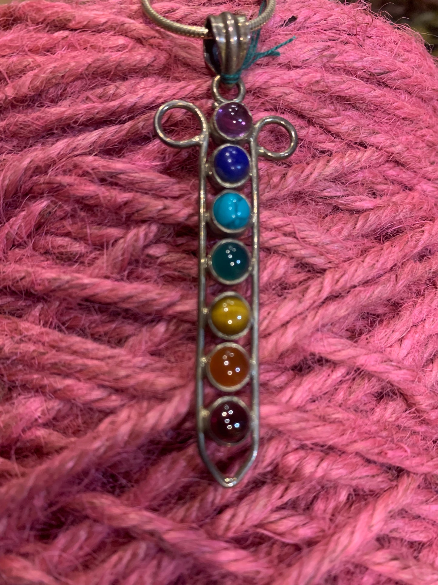Croce CHAKRA argento
