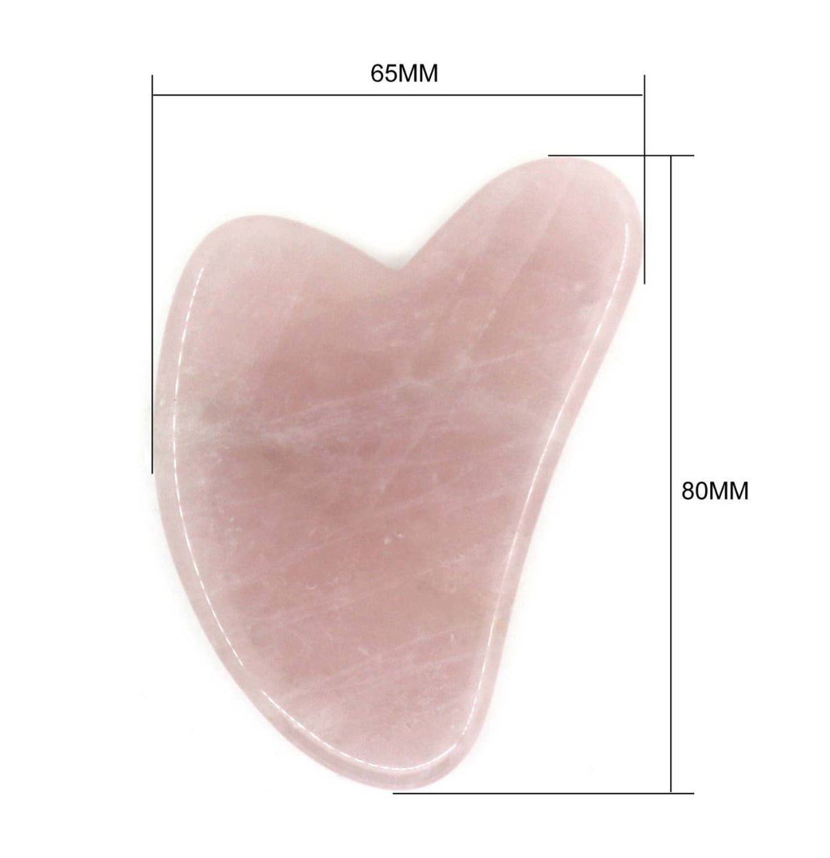 GUA SHA in quarzo rosa